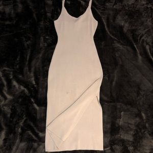 Urban Planet / Sirens Nude Knit 3/4 Length Sundress with Slit on Side Size Small